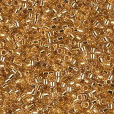 Miyuki delica kralen 11/0 - 24kt gold lined crystal DB-33