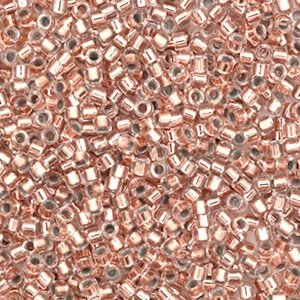 Miyuki delica kralen 11/0 - Copper lined crystal DB-37 - 1