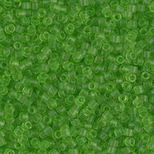 Miyuki delica kralen 11/0 - Matted transparent lime DB-1266 - 1