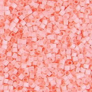 Miyuki delica kralen 11/0 - Duracoat galvanized dark coral pink DB-1839 - 3