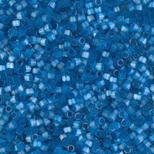 Miyuki delica kralen 11/0 - Silk inside dyed frozen blue DB-1859 - 2