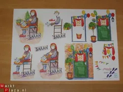3D knipvel (A4) --- 50 JAAR / SARAH --- Nouvelle 821507 --- DIVERSE AFBEELDINGEN