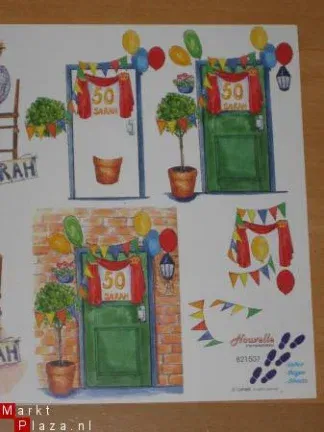 3D knipvel (A4) --- 50 JAAR / SARAH --- Nouvelle 821507 --- DIVERSE AFBEELDINGEN - Afbeelding 3