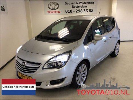 Opel Meriva - 1.4 Turbo Cosmo + pakket, leder, navi, 1e eigenaar - 1