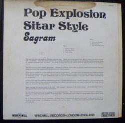Sagram - Pop Explosion Sitar Style - LP 1972