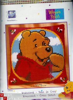 OPRUIMING VERVACO BORDUURPAKKET (KUSSEN) WINNIE THE POOH 8504 op=op - 1