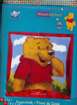 OPRUIMING VERVACO BORDUURPAKKET (KUSSEN) WINNIE THE POOH 8514 op=op - 1