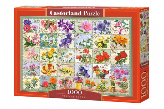 Castorland - Vintage Floral - 1000 Stukjes - 2
