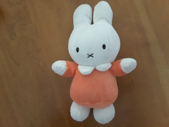 + 556 Nijntje oranje Dick Bruna 1953 - 2009 22cm - nr. 1