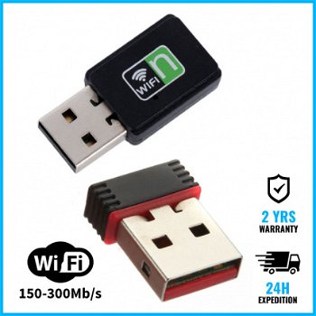 Wifi USB Mini Dongle Network Wireless 802.11N Adapter - 1