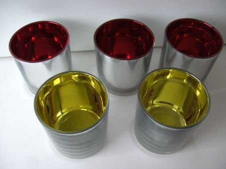 WAXINELICHTJE GLAS 5 STUKS Nieuw - 1