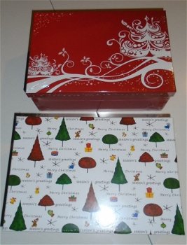 KERST BOXEN 10 DLG SET GROOT WIT NIEUW - 2