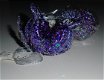 KERST DECO GRANAATAPPEL PURPLE MET GLITTERS 6 stuks Nieuw - 5 - Thumbnail