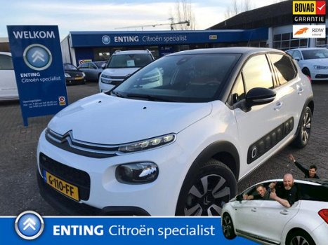 Citroën C3 - 1.2 PureTech S&S Shine 110PK AUT6 ECC 1/2 LEER - 1