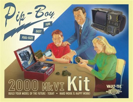 Fallout Pip-Boy 2000 construction collectible kit - 5
