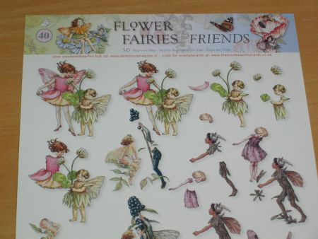 3D Knipvel (A4) --- KINDEREN --- FLOWER FAIRIES STAPFF40 --- FLOWER FAIRIES FRIENDS 40 - 2