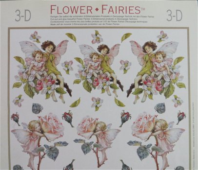 3D knipvel (A4) --- KINDEREN --- FLOWER FAIRIES 510003 --- DIVERSE BLOEMEN KINDJES - 2