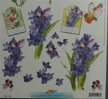 3D Knipvel (A4) --- KINDEREN --- DOE MAAR 11055-206 --- BLOEMEN KINDEREN - 3