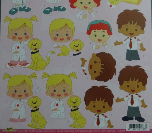 3D Knipvel (A4) --- KINDEREN --- CHLOE'S closet CC10004 --- In het ZIEKENHUIS --- Hospital - Afbeelding 3