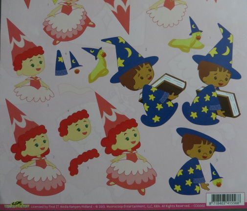 3D Knipvel (A4) --- KINDEREN --- CHLOE'S closet CC10002 --- PRINSESSEN --- Princesses - Afbeelding 3