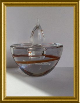 Mooi glasobject: Siem van der Marel, Royal Leerdam Crystal, vleugje koffie D.E. - 7