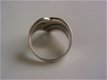 Oude zilveren ring met markasietjes - 3 - Thumbnail