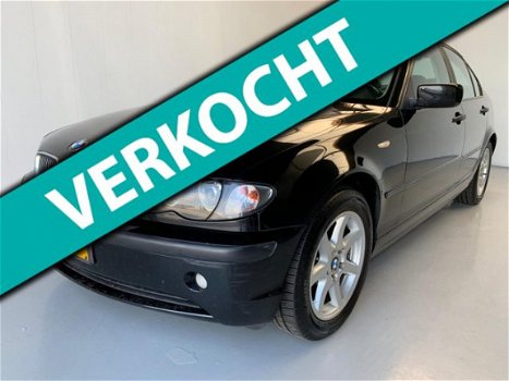 BMW 3-serie - 316i Black & Silver Leer Xenon Airco Trekhaak - 1