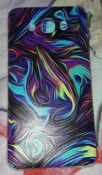 Kleurrijk abstract hoesje voor de Galaxy J7 2016 - 1