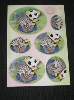 A5 PIRAMIDE Knipvel --- SPORT --- VOETBAL / DIVERSE SPULLEN VOOR een KEEPER - 1