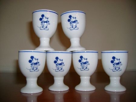 eierdopjes mickey/minnie servies - 1