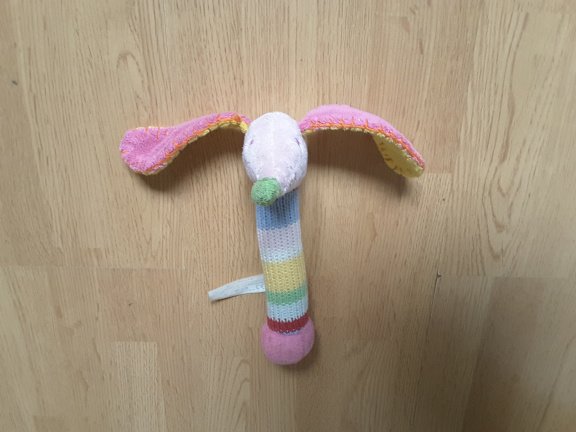 * 498 Happy Horse Pink Dinkey rattle - nr. 1