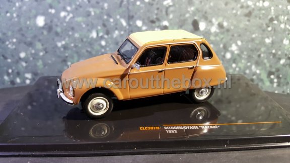 Citroen Dyane Nazare bruin 1:43 Ixo - 1