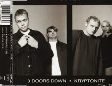 Three Doors Down ‎– Kryptonite  (2 Track CDSingle'