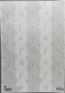 VELLUM (A4) --- WEKON TRG047 --- BLOEMEN ---> Diverse soorten