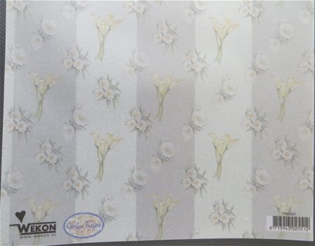 VELLUM (A4) --- WEKON TRG047 --- BLOEMEN ---> Diverse soorten - 3