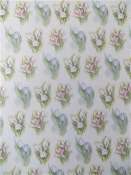 VELLUM (A4) --- nr. 8922T --- BLOEMEN --- Diverse soorten - 2