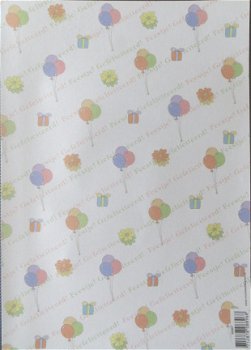 VELLUM (A4) --- nr. 8896T --- FEEST --- BALLONNEN en CADEAU'S - 1