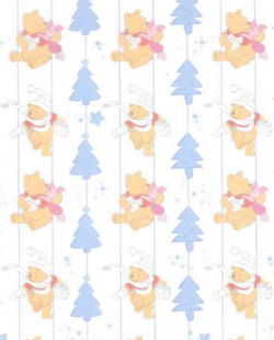 VELLUM (A4) --- Disney POOH05 --- WINNIE THE POOH & KNORRETJE --- KERSTMIS