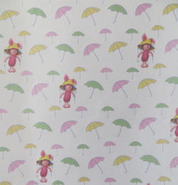 VELLUM (A4) --- Disney POOH01 --- KNORRETJE in de REGEN