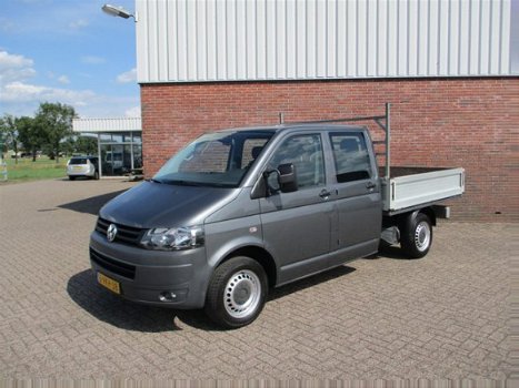 Volkswagen Transporter - 2.0 TDI 140 Pk Automaat Dubbele Cabine Pick-Up Airco - 1