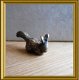 Klein oud bronzen beeldje : eekhoorn brons // small bronze squirrel - 3 - Thumbnail