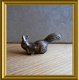 Klein oud bronzen beeldje : eekhoorn brons // small bronze squirrel - 4 - Thumbnail