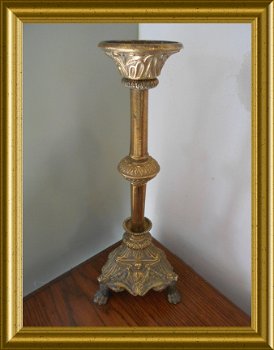 Nog een antieke kandelaar // antique candlestick - 1