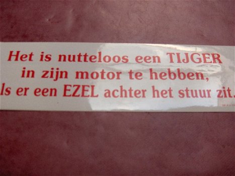 sticker met spreuk - 1