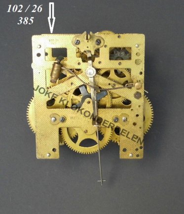 === Uurwerk = Junghans W 277 - 3511 = oud === 40620 - Afbeelding 3