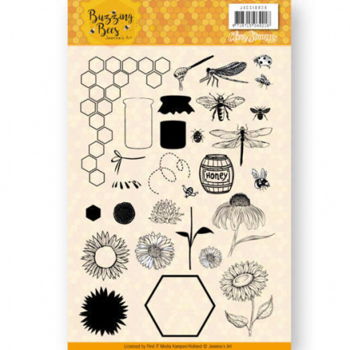 Jeanine`s Art , Clearstamp - Buzzing Bees ; JACS10028 - 1