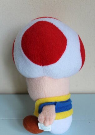 Pluche figuurtje uit Mario Bros - Toad - Afbeelding 2