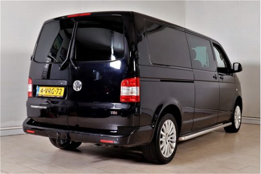 Volkswagen Transporter - 2.0 TDI 180PK AUTOMAAT LANG L2 DUBBELE CABINE COMFORTLINE NAVIGATIE AIRCO B - 1