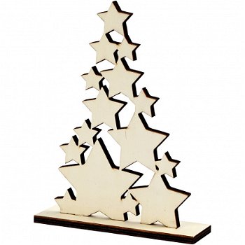 Houten Kerstboom 30 cm - 1