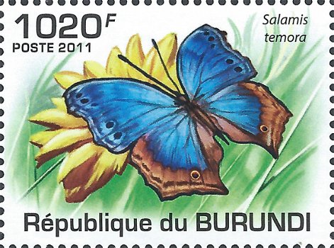 Postzegels Burundi - 2011 - Vlinders (Blok) - 2